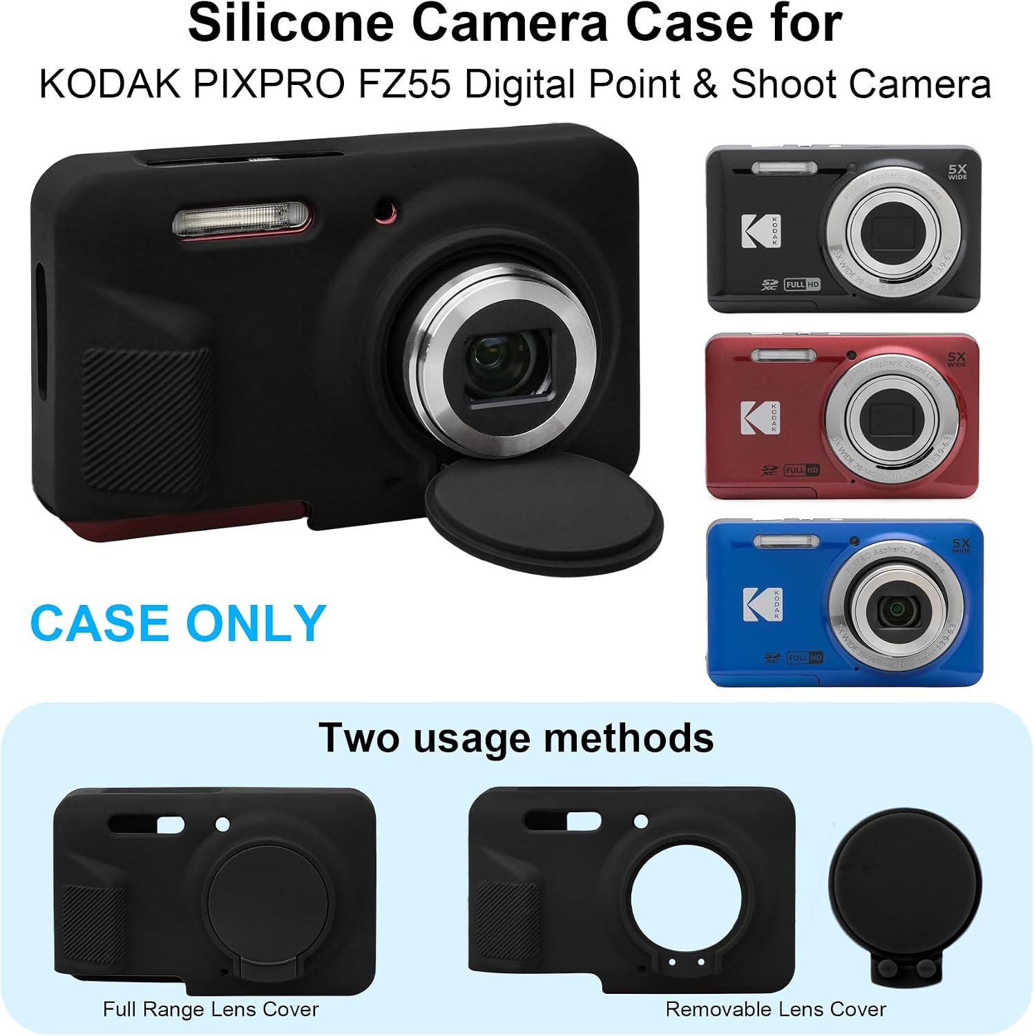 Detalle de RAIALL FZ55 camera case, soft silicone cover
