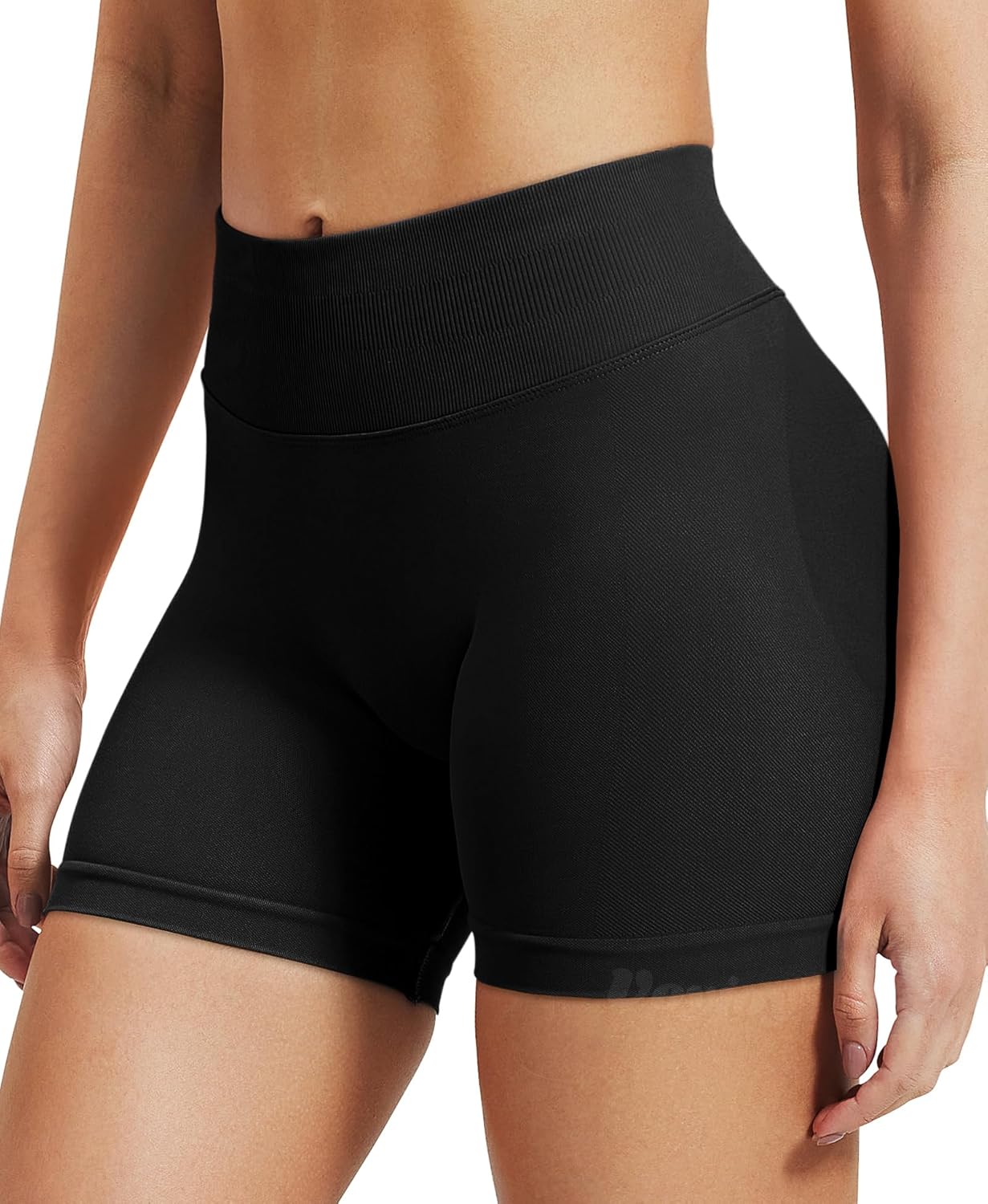 Detalle 2 de VOYJOY Women Workout Impact Shorts — Scrunch Bum, Seamless Booty Lifting, 2.5" to 6" Inseams