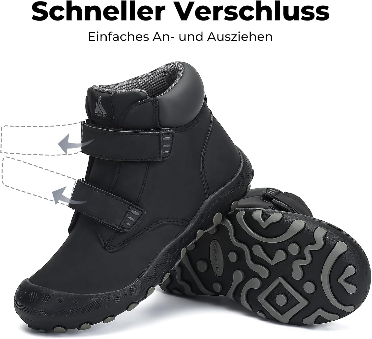 Thumbnail 4 de Mishansha Kinder Wanderschuhe – Trekkingstiefel für Outdoor-Aktivitäten (EU 24–38)