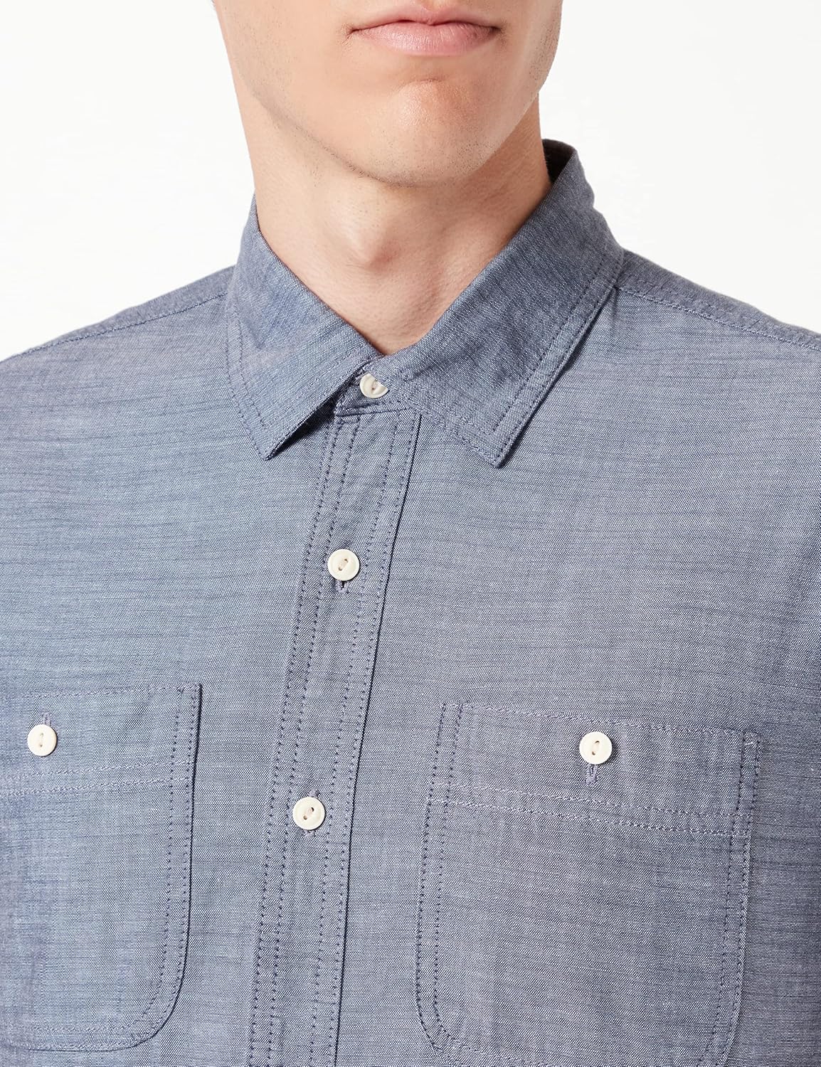 Thumbnail 2 de Amazon Essentials Men's Regular-Fit Short-Sleeve Poplin Shirt