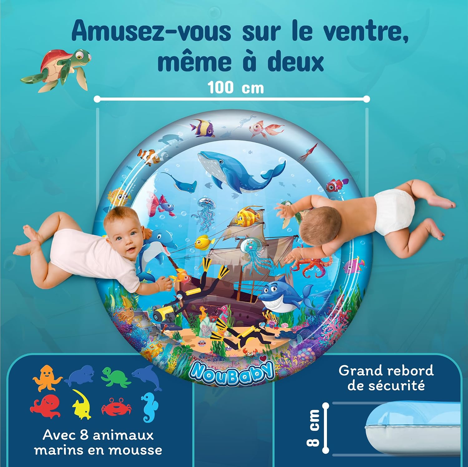 Detalle 2 de NouBaby Tapis Eau Bebe Eveil XXL