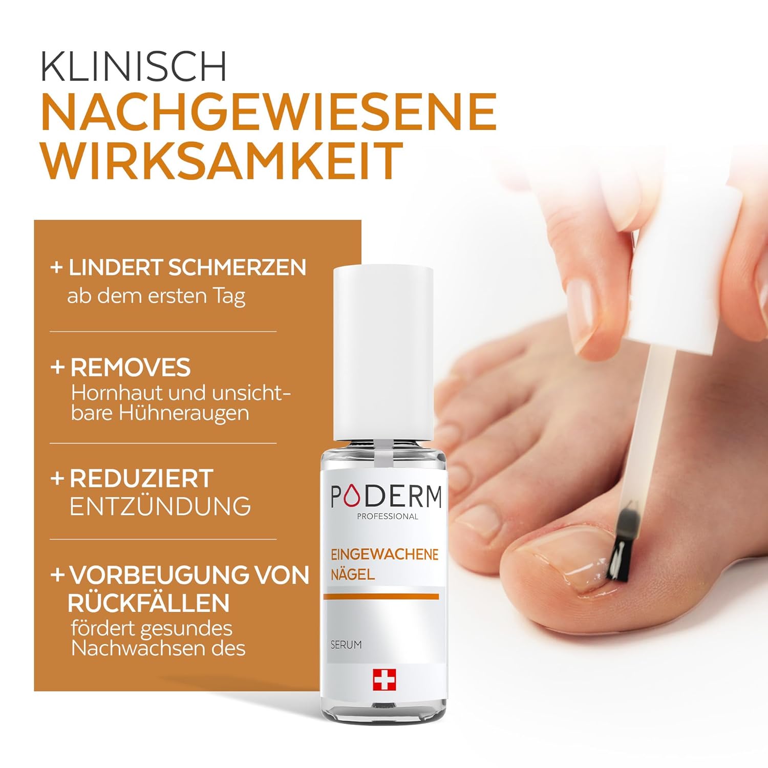 Thumbnail 1 de PODERM Eingewachsene Nägel Pflegeöl