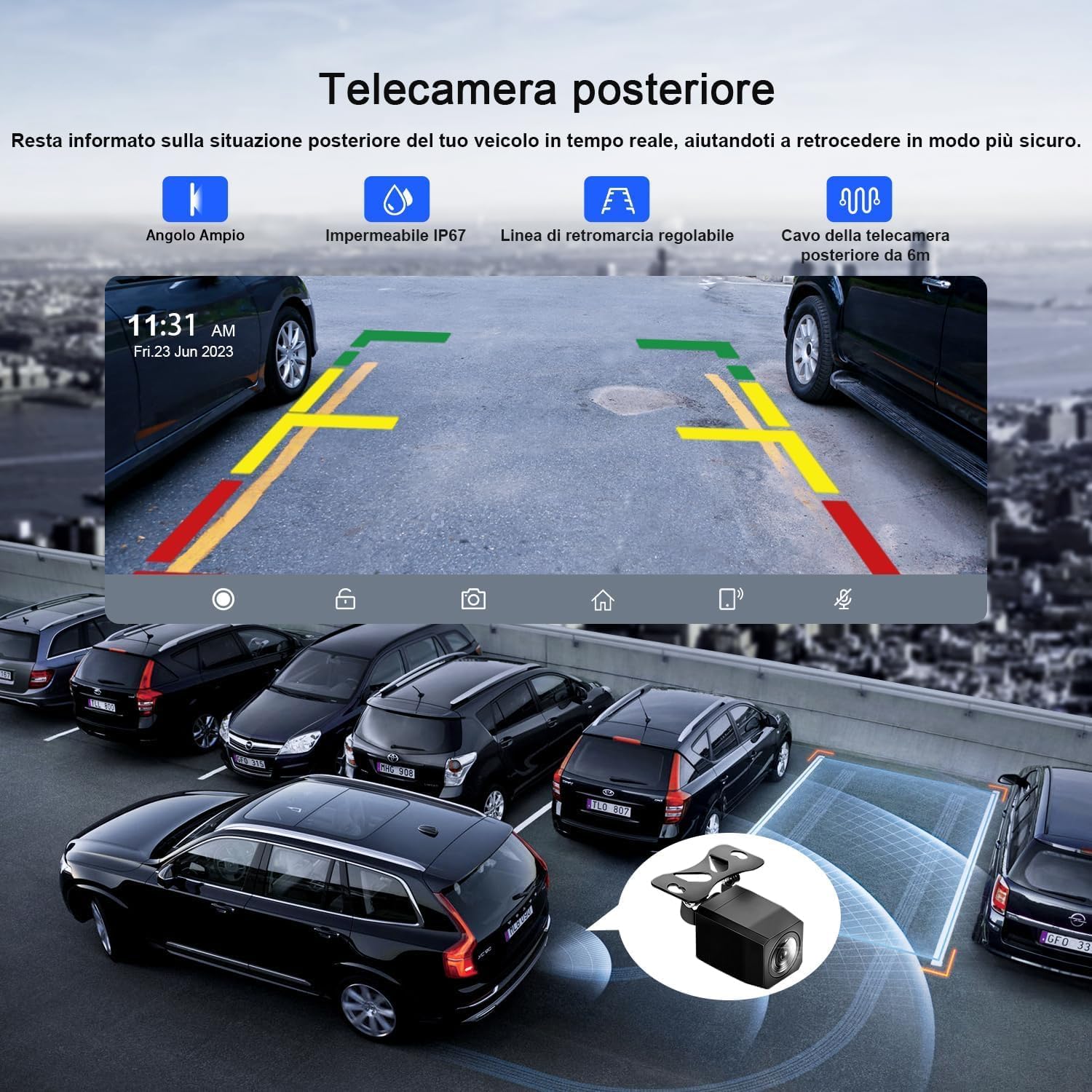 Detalle de Avylet Carplay Wireless 9,26" per auto