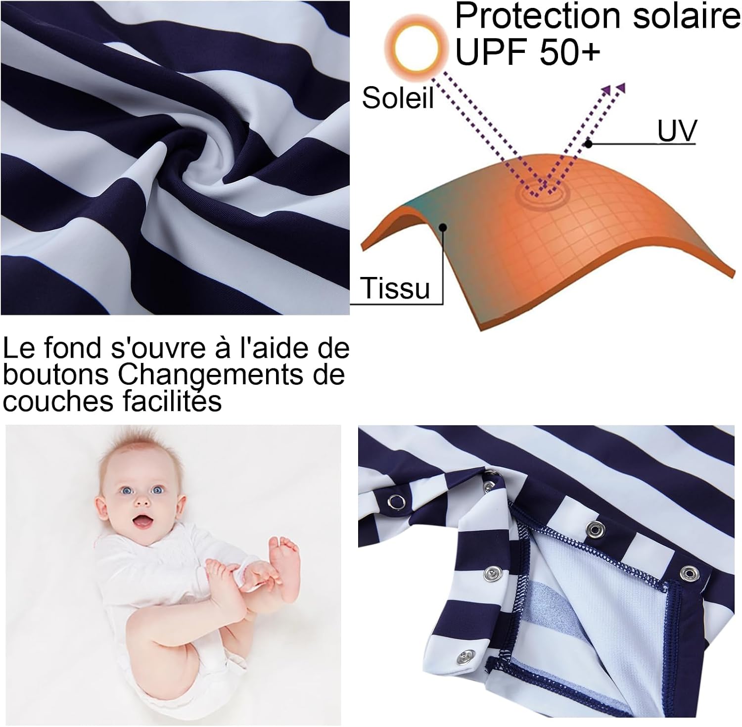 Thumbnail 5 de upandfast Maillot de Bain bébé UPF 50+