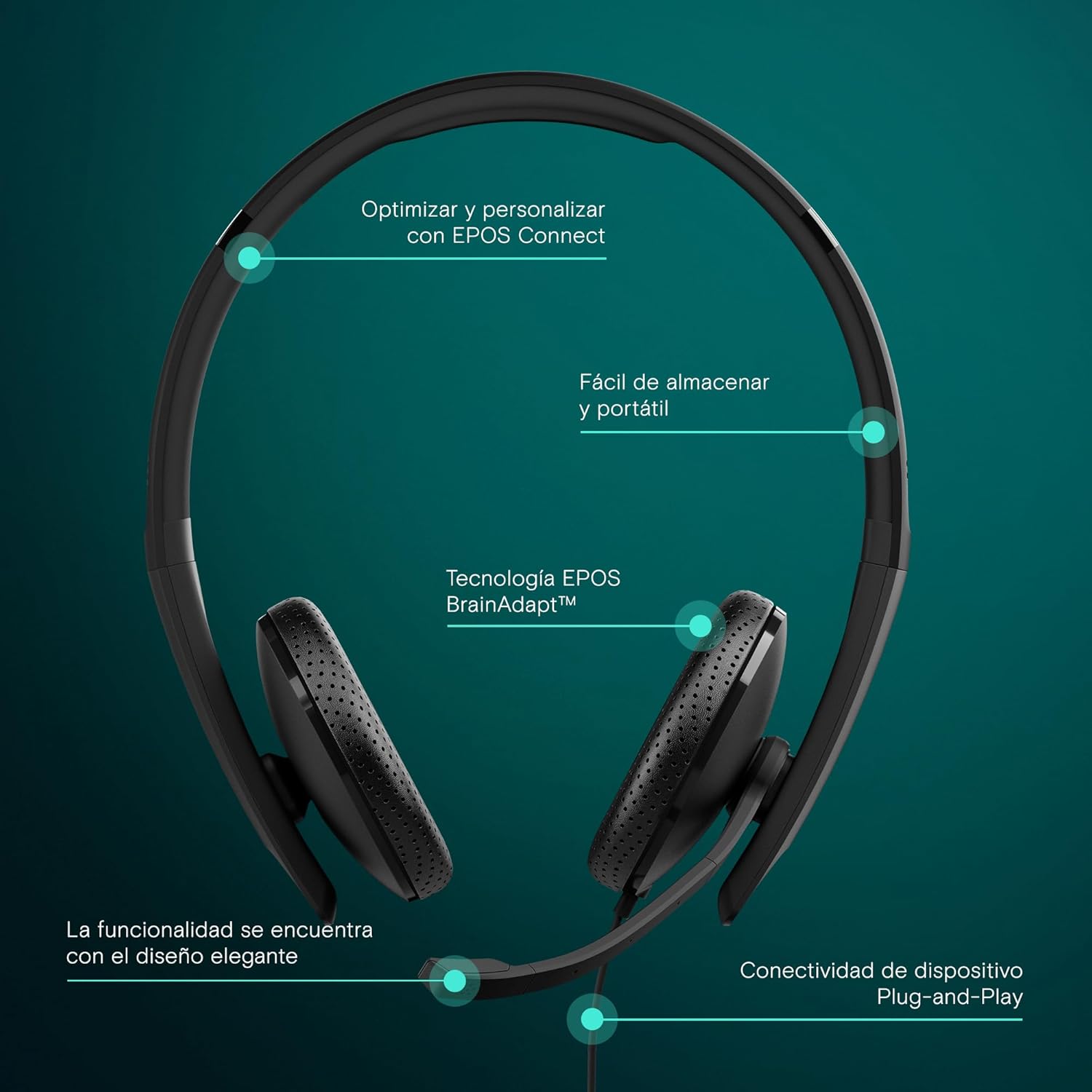 Thumbnail 1 de EPOS SENNHEISER C10: Auriculares con micrófono USBS