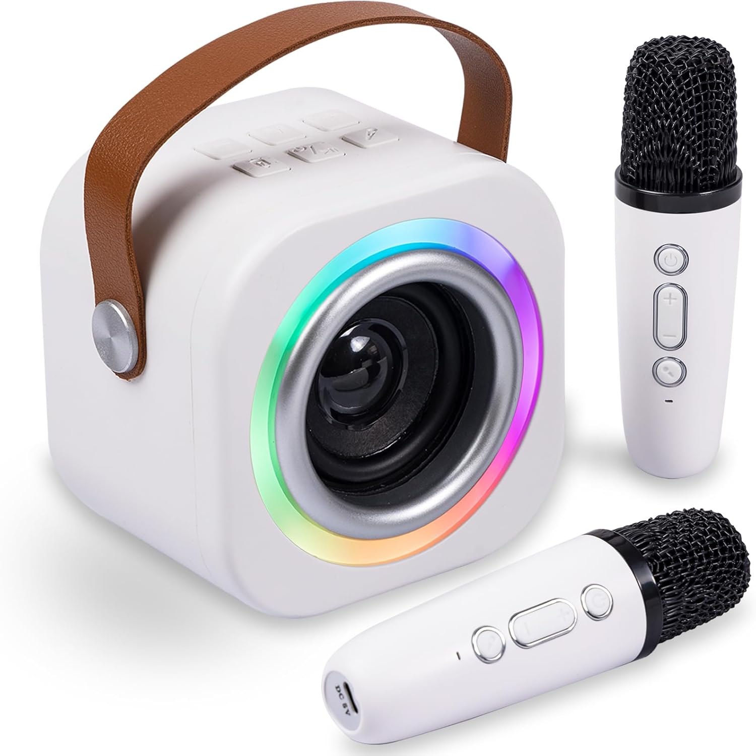Thumbnail 6 de Mini Karaoke Machine for Kids with 2 Wireless Mics – Fun, Safe Home Karaoke for Ages 3–12