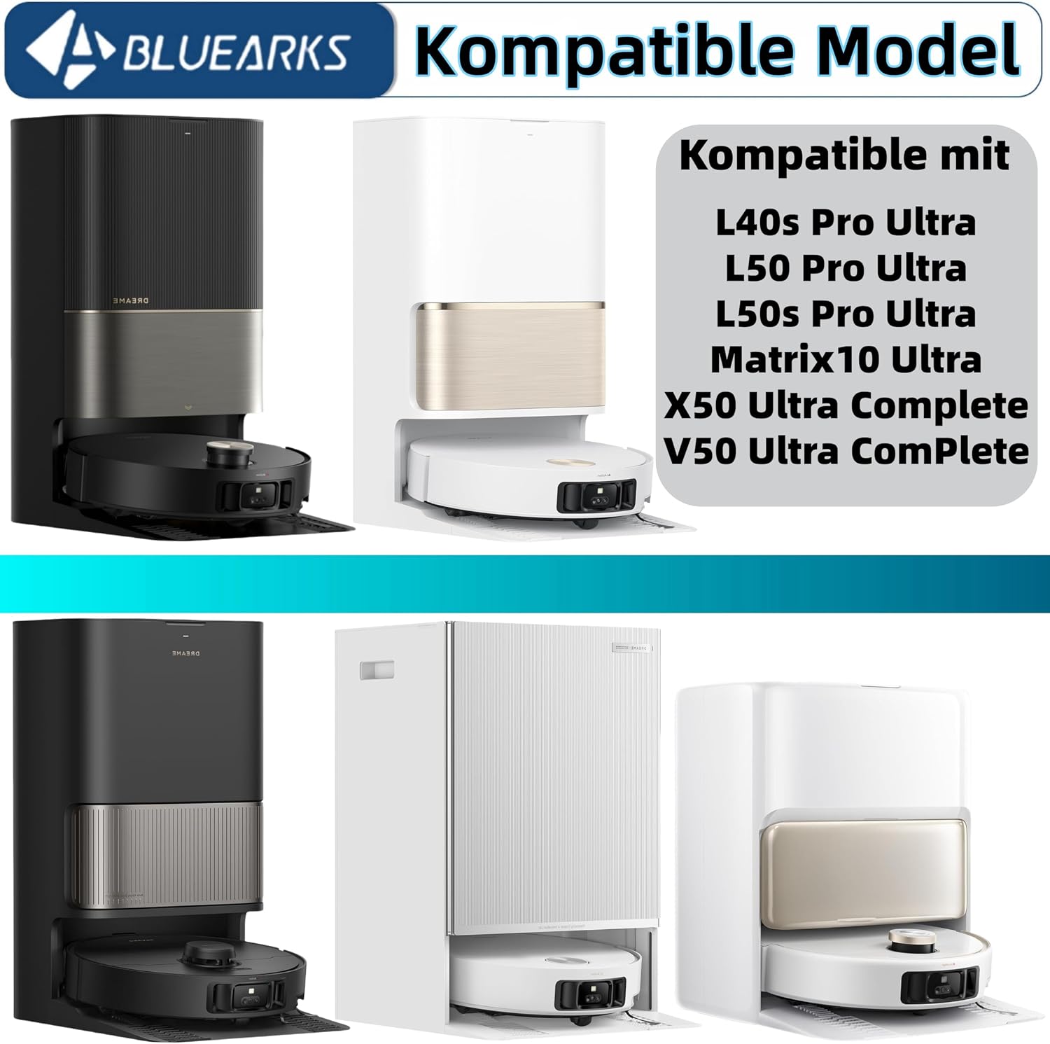 Detalle de Bluearks 26-teiliges Zubehör-Set für Dreame X50 Ultra Complete & passende Ultra-Modelle