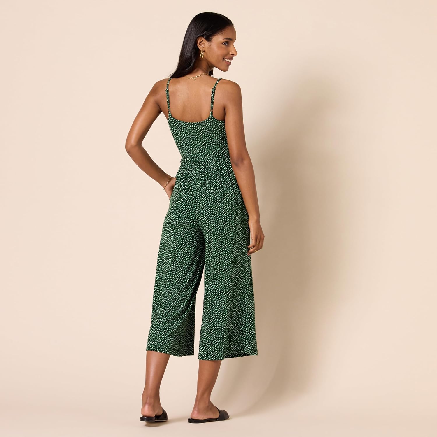 Thumbnail 1 de Amazon Essentials women’s jersey cami cropped wide leg jumpsuit