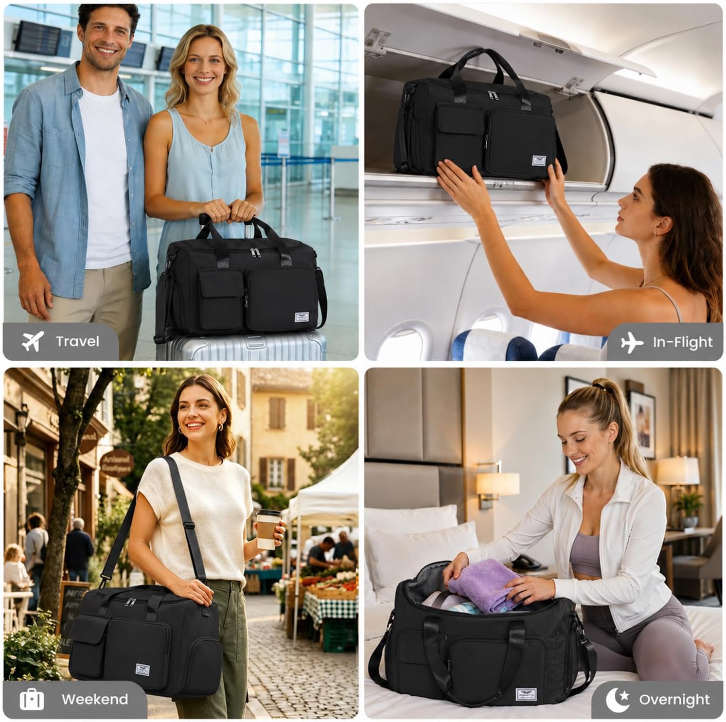 Thumbnail 5 de FIORETTO Sports Gym Duffle Bag 30L