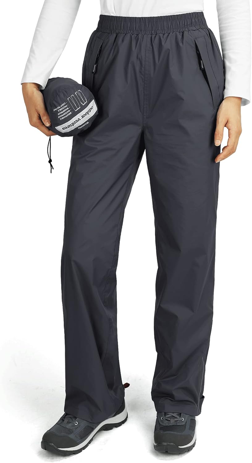 Thumbnail 6 de Outdoor Ventures Damen Regenhose – Wasserdicht, Atmungsaktiv, Packbar und Leichtes Softshell-Modell