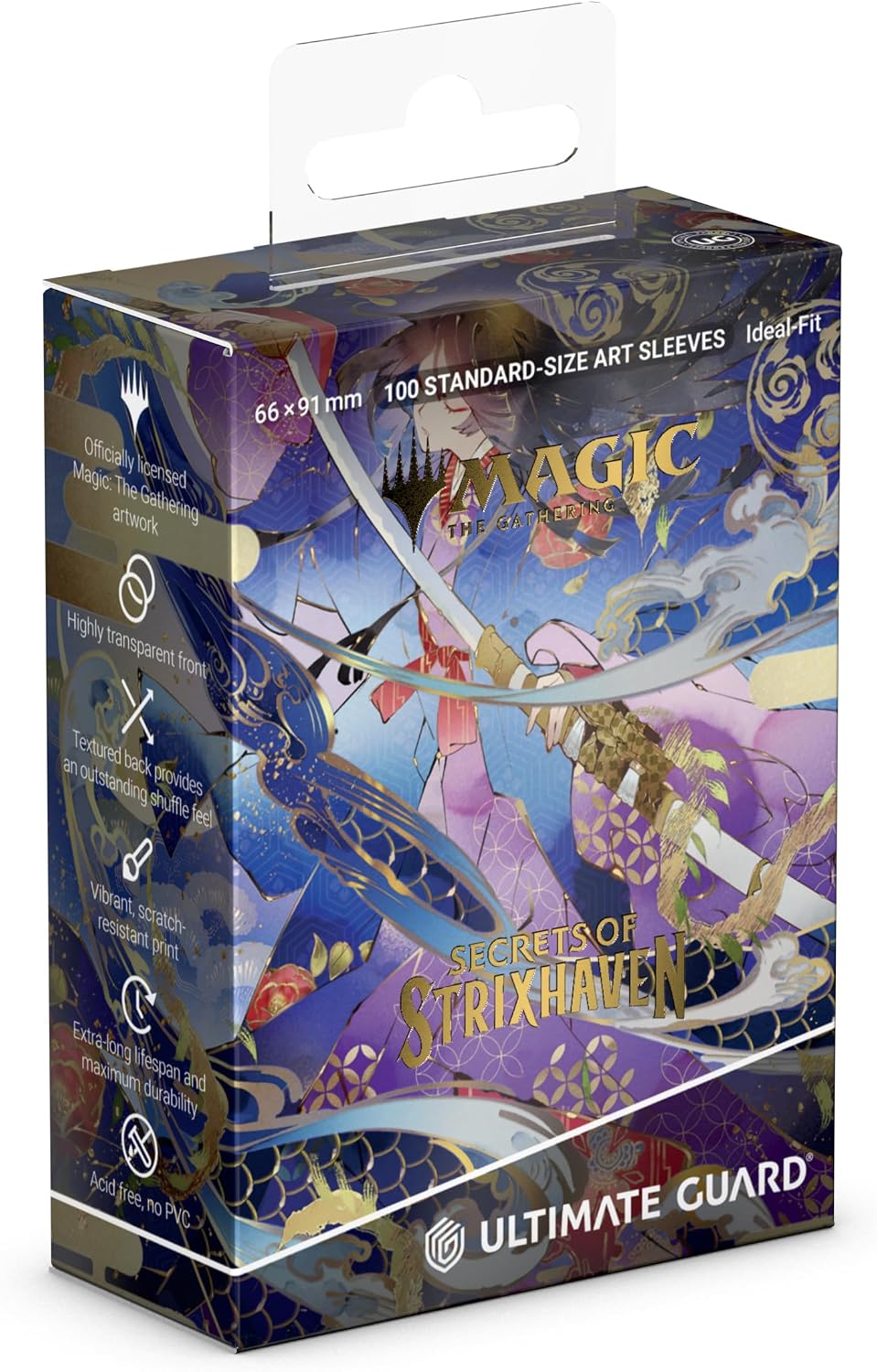 Detalle de Ultimate Guard フォース・オブ・ウィル(JPN)アートスリーブ|MTG公式アート・不透明な背面