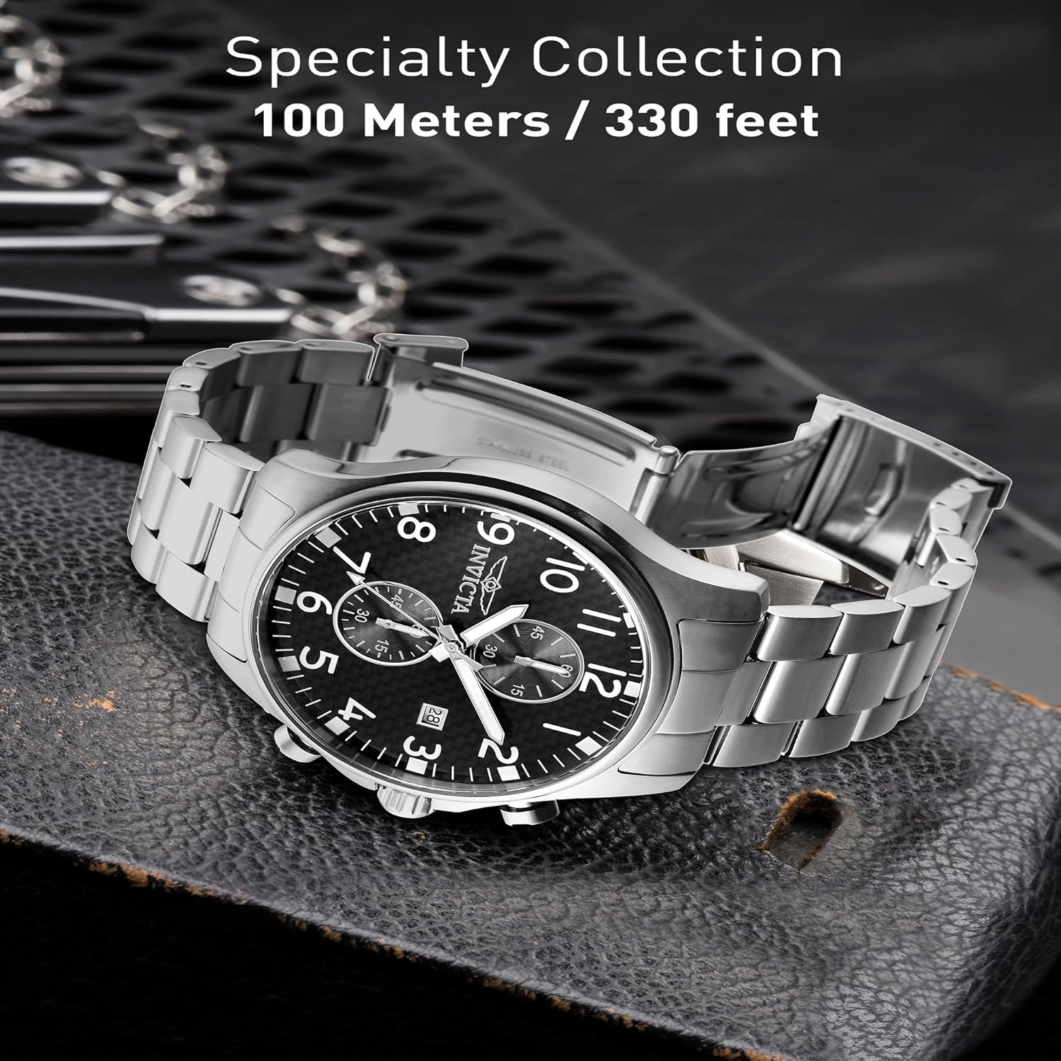 Thumbnail 4 de Invicta Specialty Montre Homme 48 mm - Mouvement Quartz en Acier Inoxydable