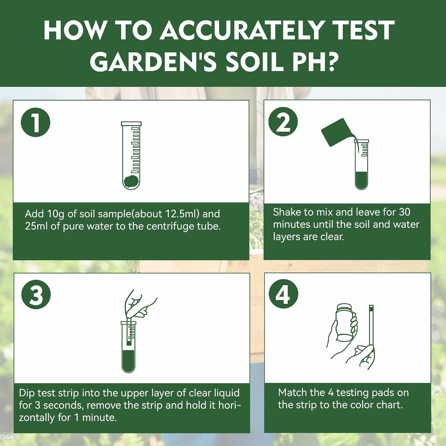 Thumbnail 2 de Soil pH Test Kit with 3–9 pH Strips – Accurate, Easy-to-Use Kit for Garden and Indoor Plants