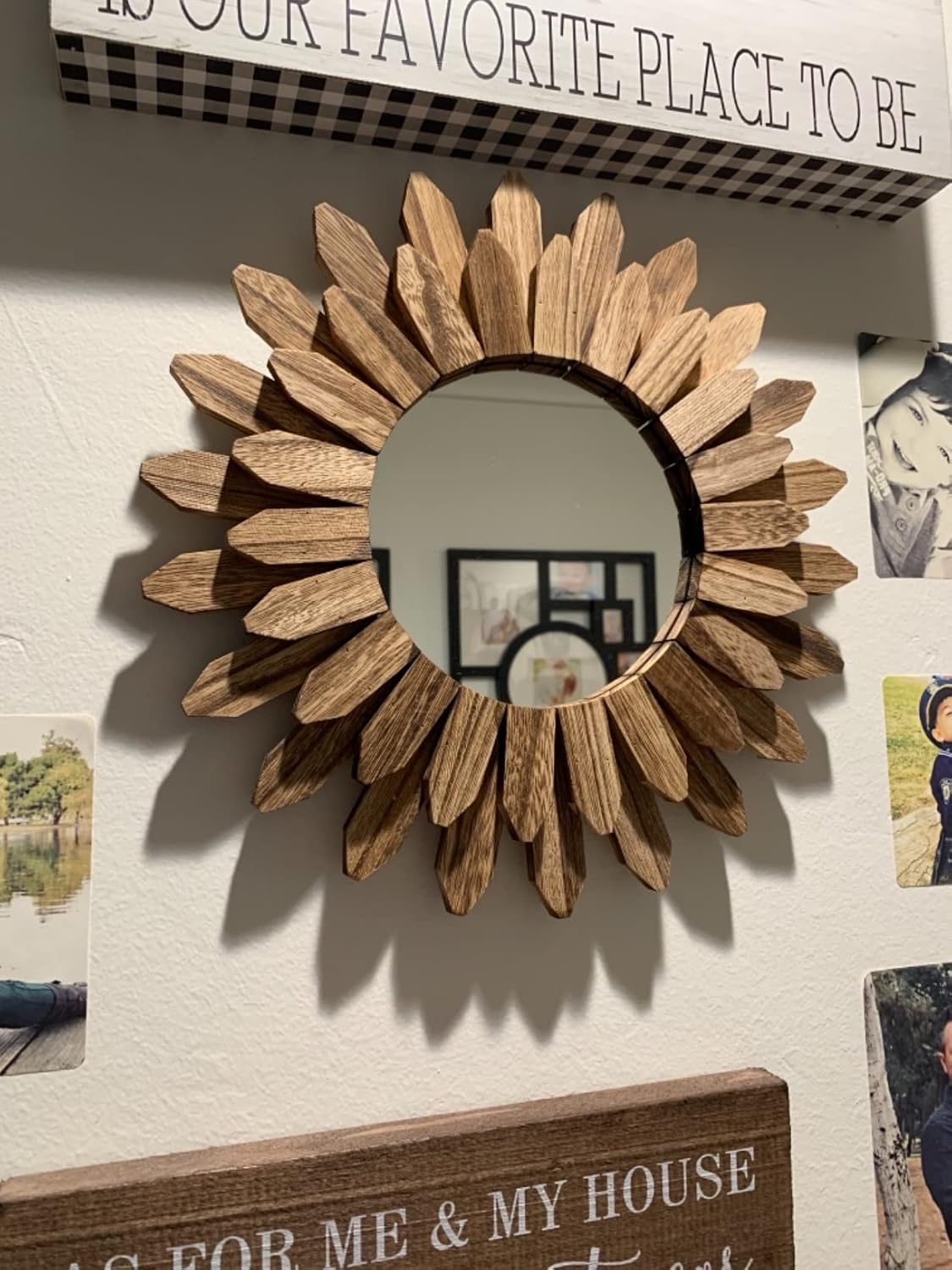 Thumbnail 3 de Honiway Decorative Wall Mirror 12-Inch