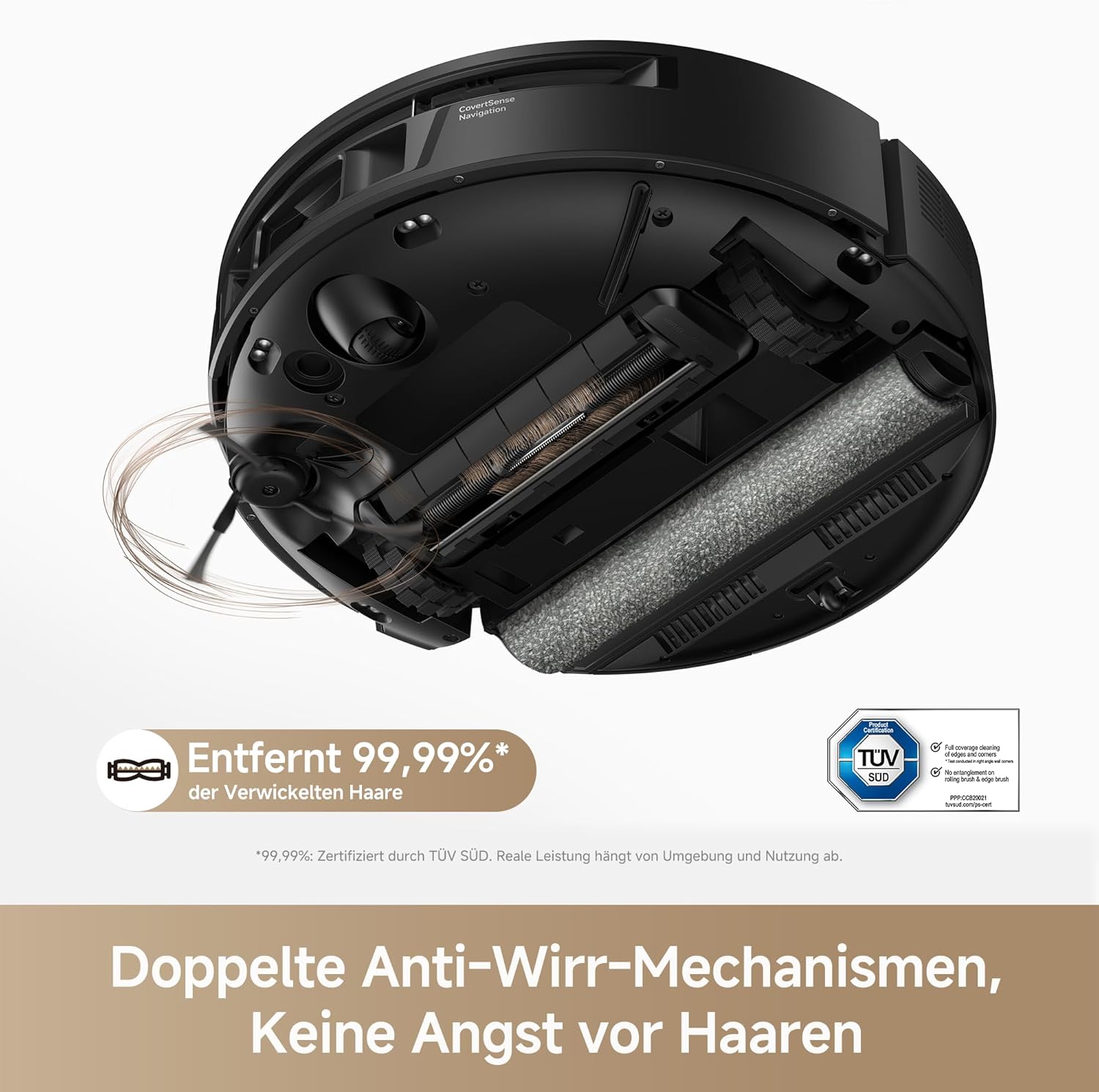 Thumbnail 6 de Mova S70 Roller: Saug- und Wischroboter mit Frischwasser-Wischen, 28.000 Pa, Hindernisvermeidung per dToF+Linienlaser