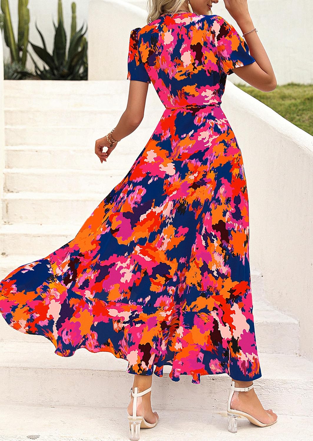 Thumbnail 1 de PRETTYGARDEN Boho Floral Maxi Dress XS–XXL