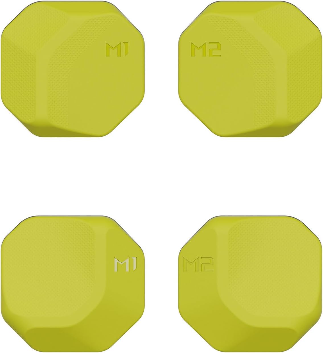 Detalle de Skull & Co. Back Button Enhancement Set for ROG Ally X – Neon Yellow, 4pcs