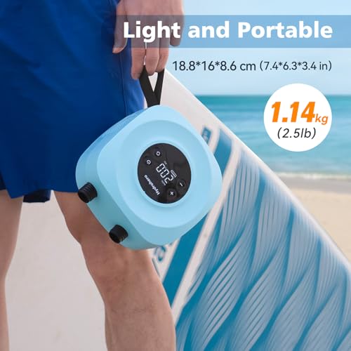 Detalle de Hydrohero Pompe Sup électrique, rechargeable 20 PSI — Gonflage rapide pour planches SUP
