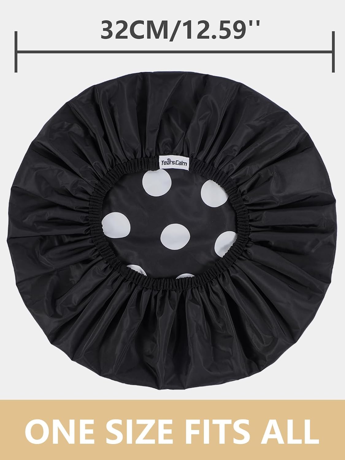 Thumbnail 2 de Years calm Reusable Double-Layer Shower Cap with Reversible Design