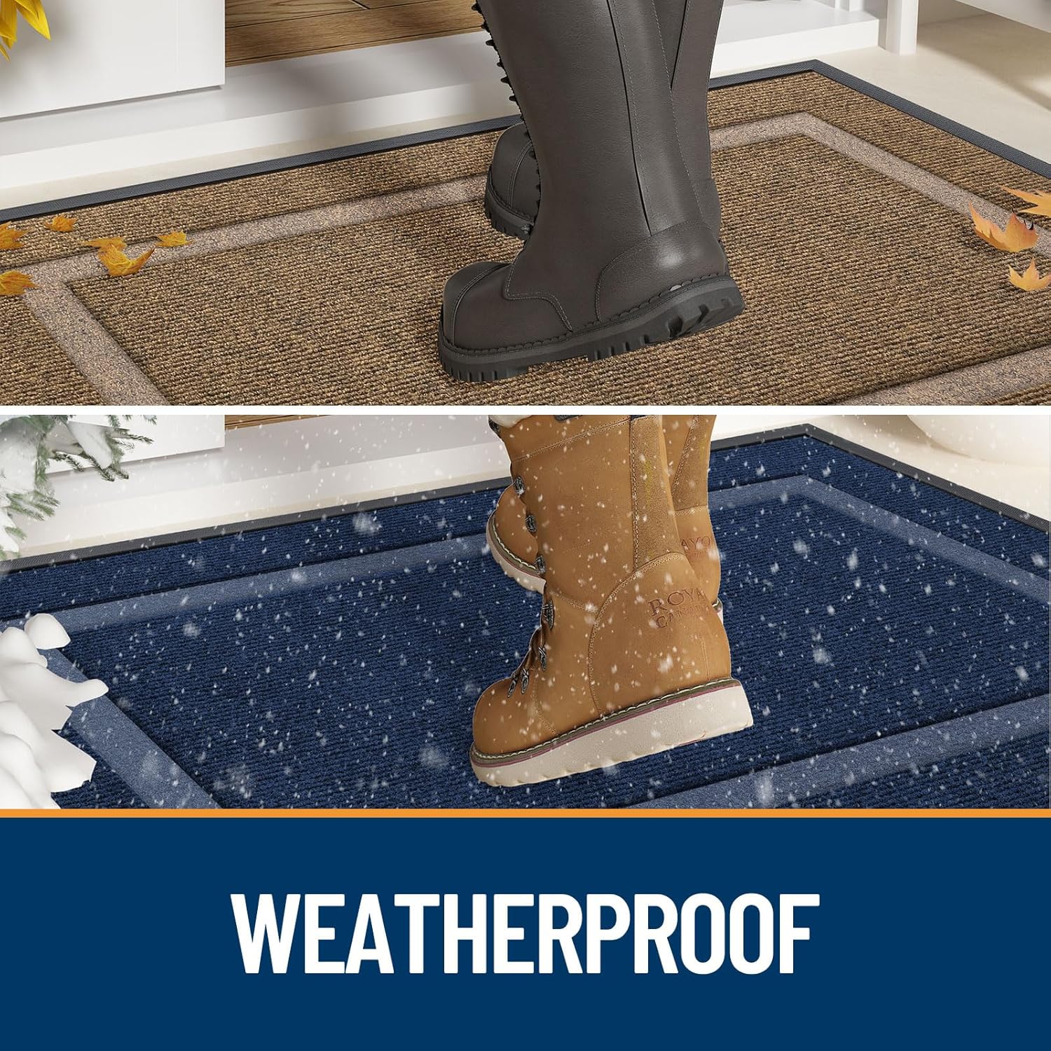 Thumbnail 3 de OLANLY Front Door Mat 29.5x17 — Indoor Outdoor Doormat