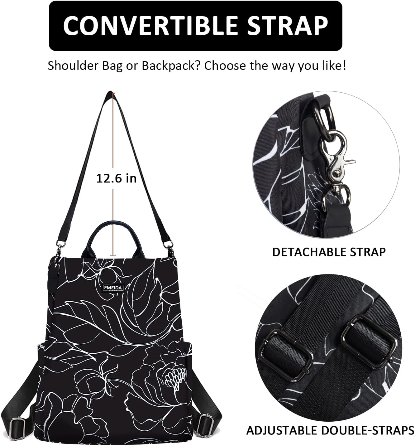 Thumbnail 6 de Fmeida anti theft backpack rucksack 32cm