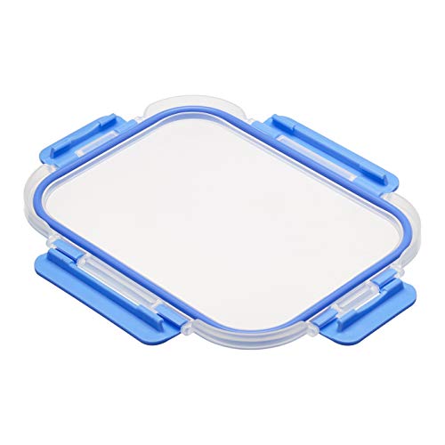 Detalle de Amazon Basics Tapas 7 con 7 recipientes para conservación de alimentos sin BPA - Conjunto de vidrio borosilicato (14 piezas)