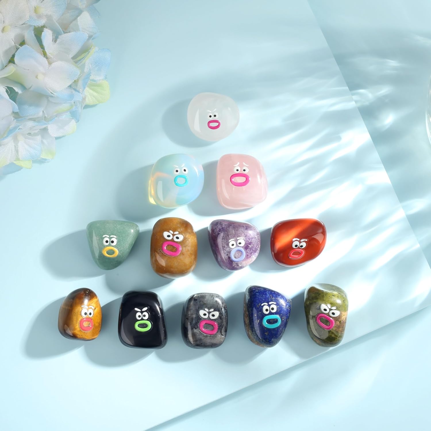 Thumbnail 6 de XIANNVXI Decorative Crystal Stones, 12-piece set