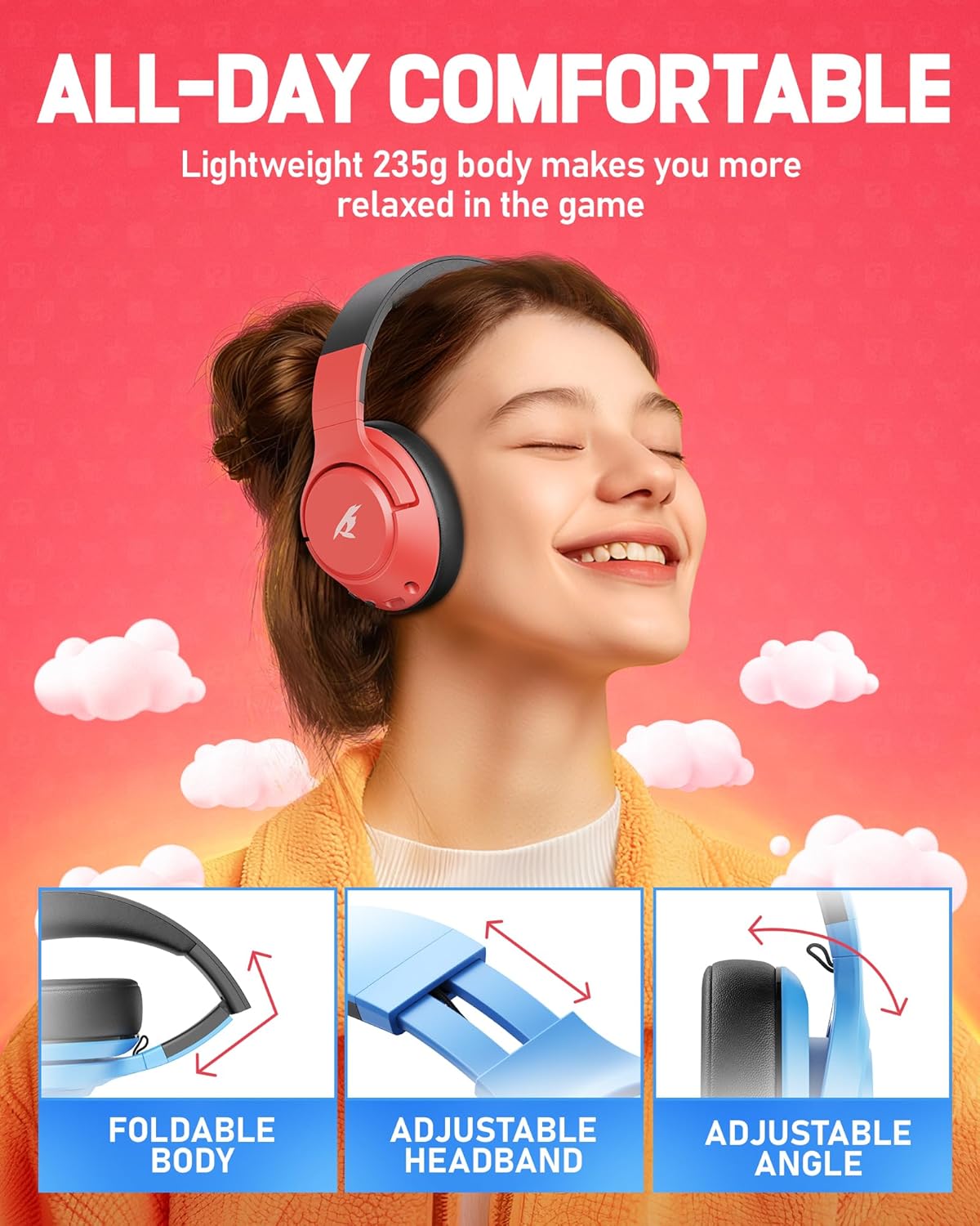 Thumbnail 4 de CG-01 Wireless Gaming Headset 40Hr