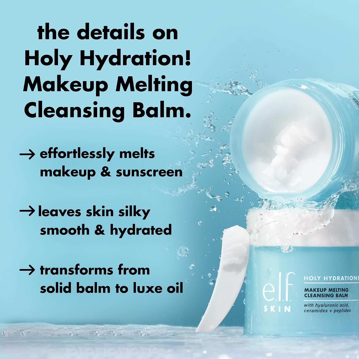 Thumbnail 2 de e.l.f. SKIN Holy Hydration! Makeup Melting Cleansing Balm - 2 oz