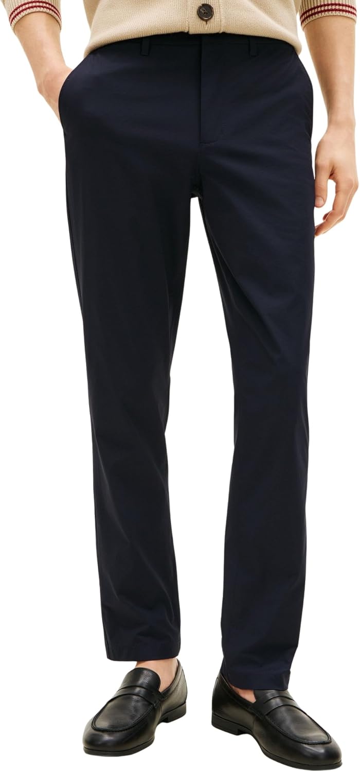 Detalle de Tommy Hilfiger Cool Touch Tech Denton Chino Mw0mw42525 – Pantaloni chino uomo