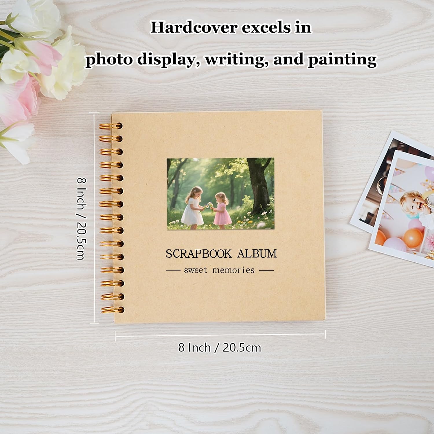 Detalle 2 de Ponping 20.5x20.5 cm DIY Scrapbook Album 40 Pages