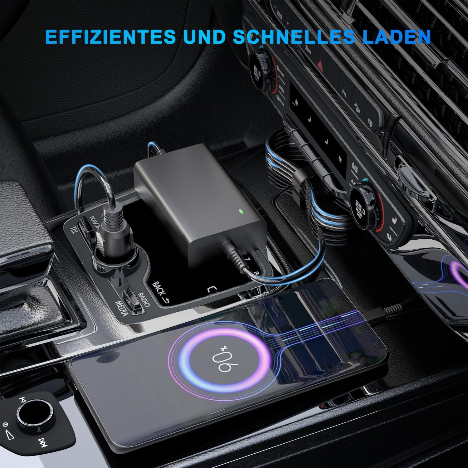 Thumbnail 4 de VUOHOEG 100W KFZ USB C Netzteil