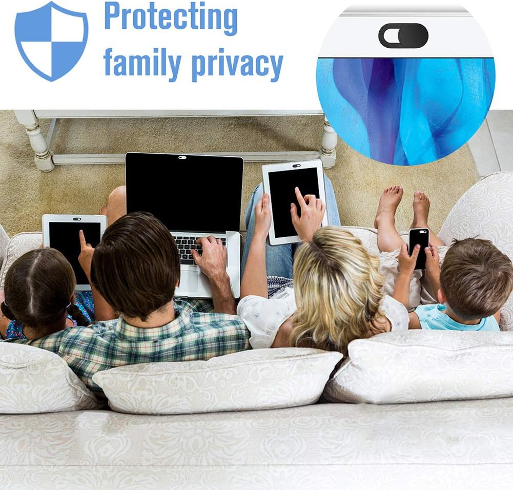 Detalle de Webcam Cover Slide 6-Pack: Ultra-Thin Privacy Shields for Laptops, PCs, and Apple Devices