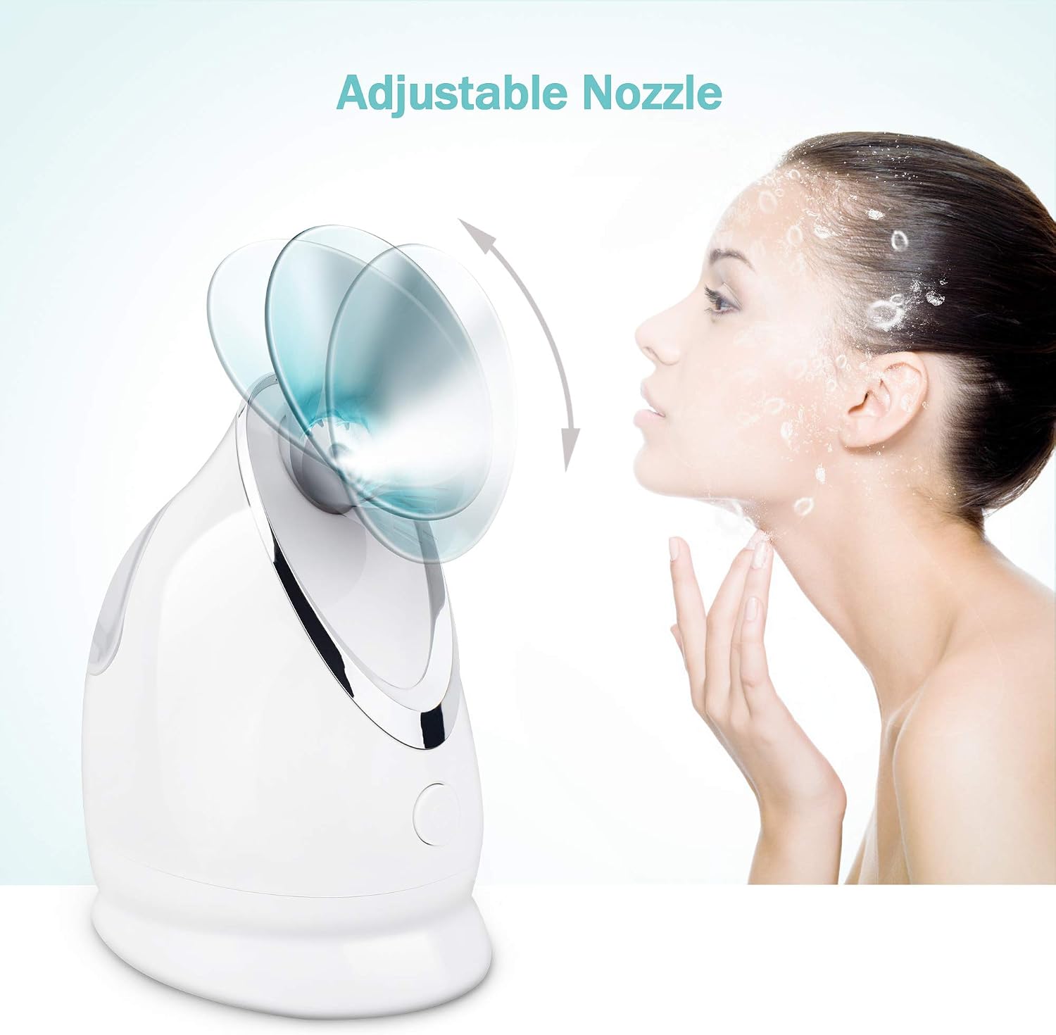 Detalle 2 de EZBASICS Gesichtsdampfer Nano Ionic 1 Pack 🌫