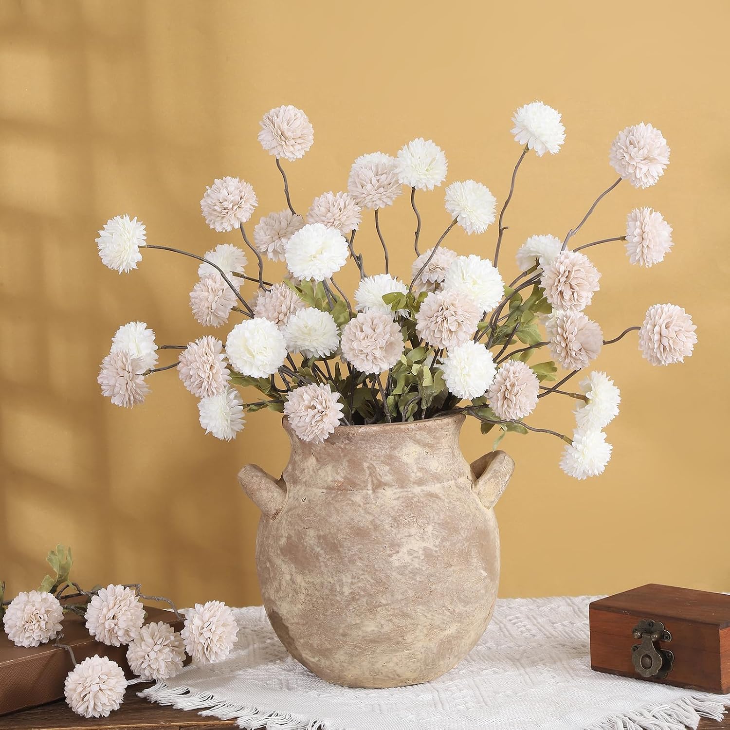 Thumbnail 6 de DuHouse artificial flowers, 6 stems