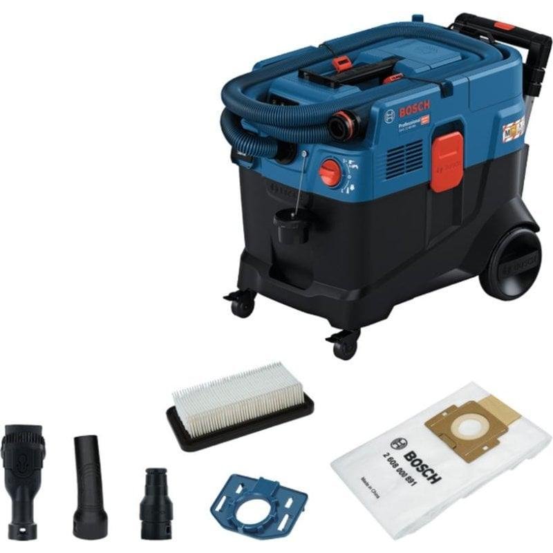 Detalle de Bosch GAS 12-40 MA Professional: aspiradora cilíndrica 1200 W para seco y húmedo, 40 L