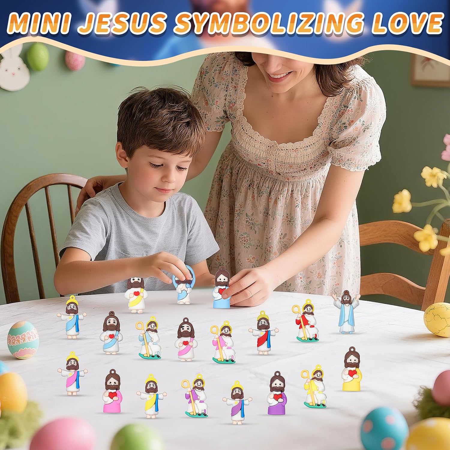Thumbnail 5 de Compareye Mini Jesus Figurines, 60-Piece Set