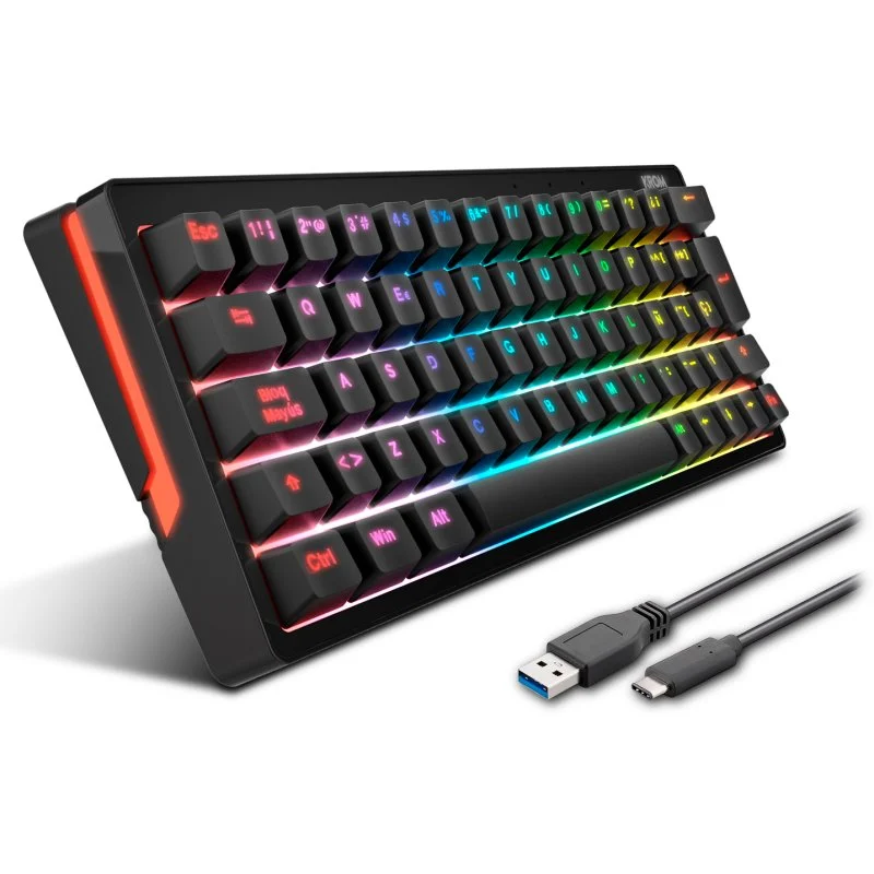 Detalle 2 de Krom Kreator Teclado mecánico gaming RGB Hot Swap