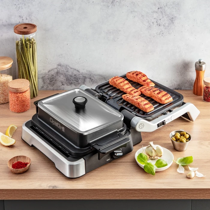 Detalle de Tefal Deckel Zubehör XA7318 kompatibel mit OptiGrill
