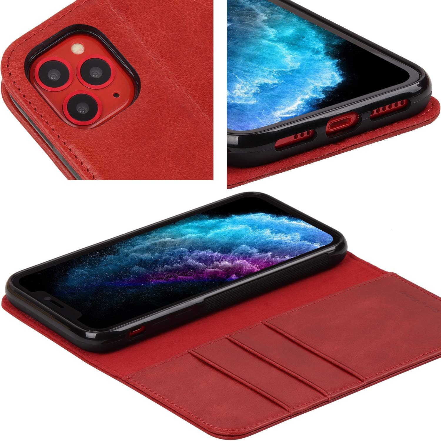 Thumbnail 5 de iPhone 11 Pro Max Lederhülle mit RFID