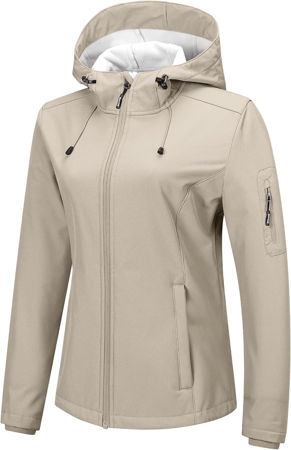 Thumbnail 6 de Outdoor Ventures Damen Softshelljacke – wasserdichte, atmungsaktive Übergangsjacke mit Kapuze