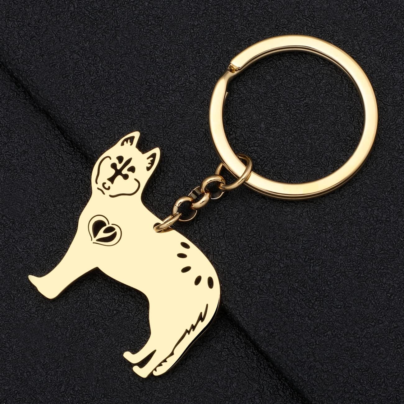 Detalle de RAIDIN dog keychain, 13.1g stainless