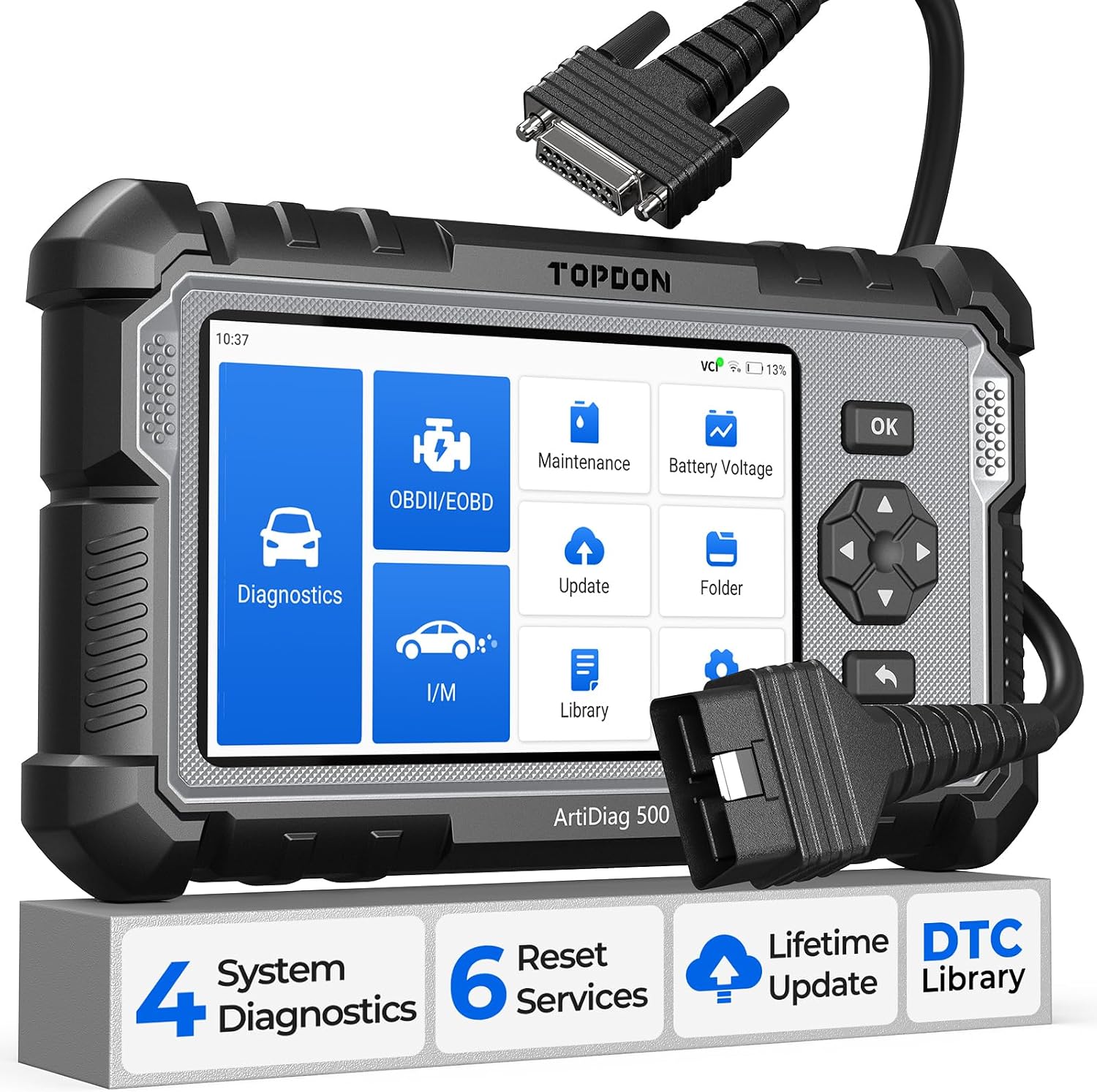 Detalle de TOPDON ArtiDiag500 AD500 OBD2 Diagnosegerät