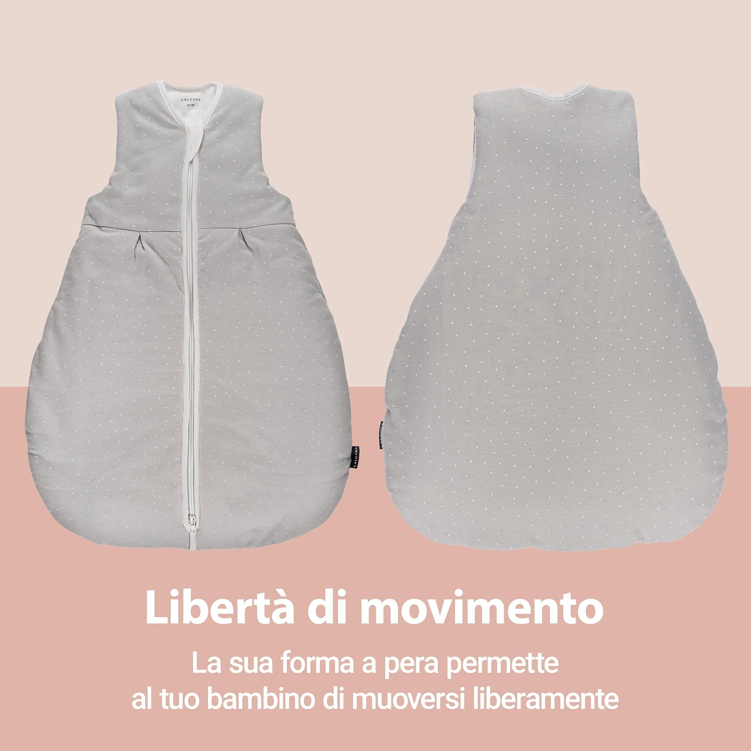 Thumbnail 4 de LaLoona Sacco nanna senza maniche 3 TOG: sollievo e calore per neonato, 0–6 mesi