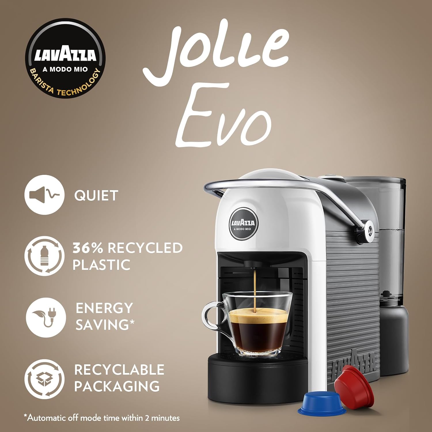 Thumbnail 6 de Lavazza A Modo Mio Jolie EVO Coffee Capsule Machine