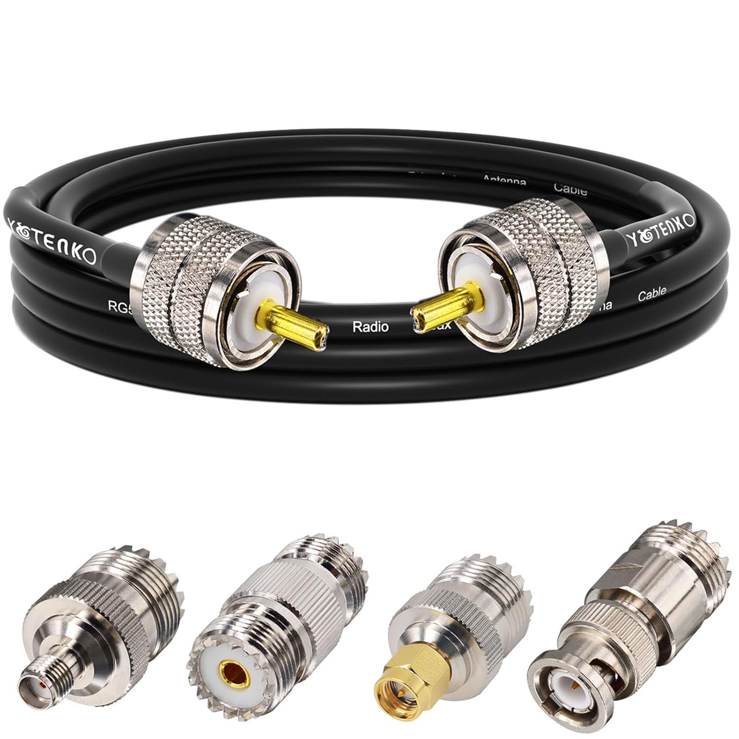 YOTENKO Coaxial Jumper Cable RG58