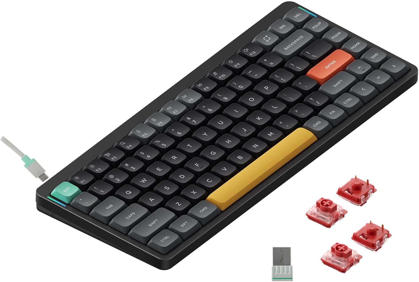 Detalle de NuPhy Air75 V2 Portable 75% Low Profile Mechanical Keyboard