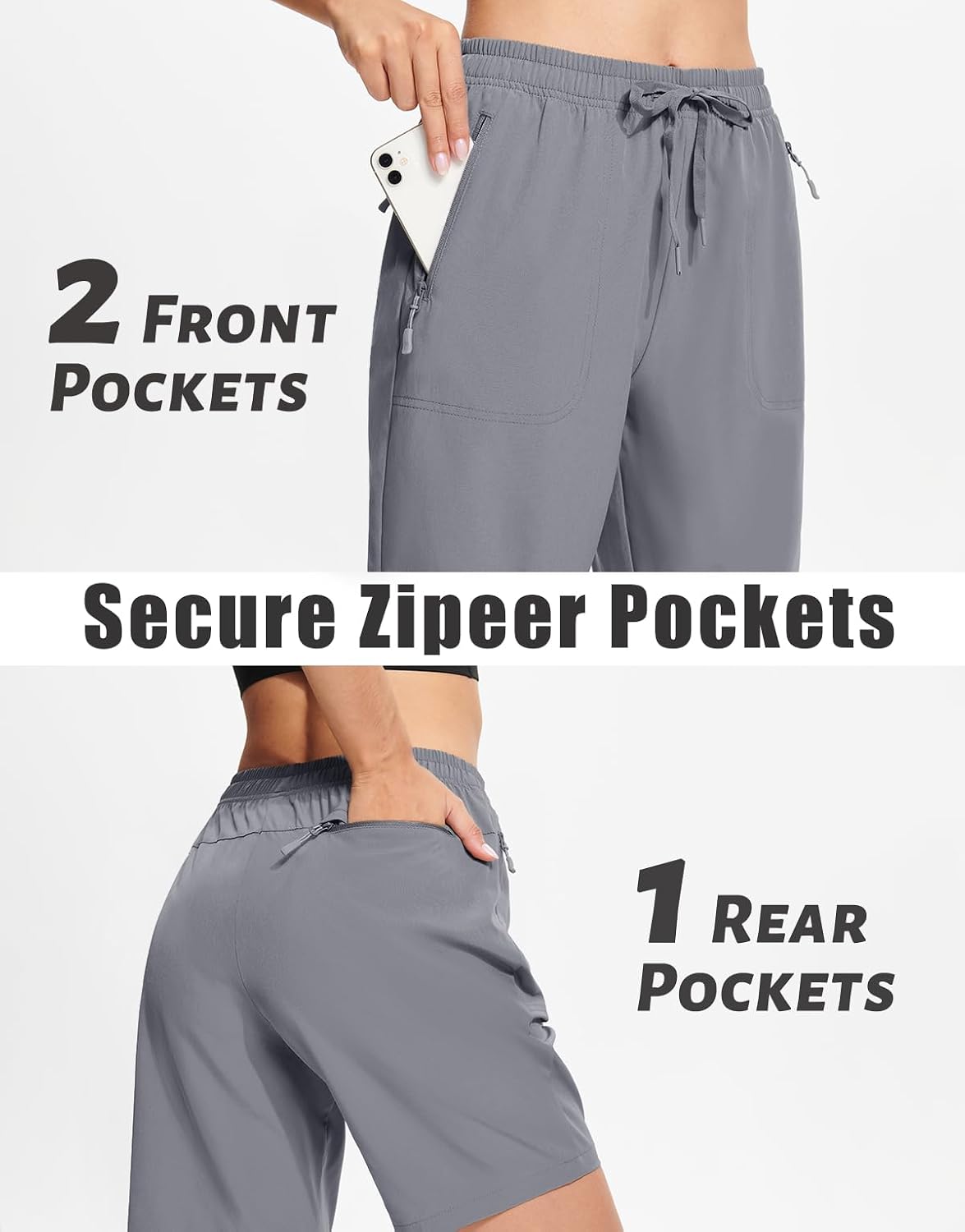 Detalle de MAGCOMSEN Women's Hiking Shorts 8-inch