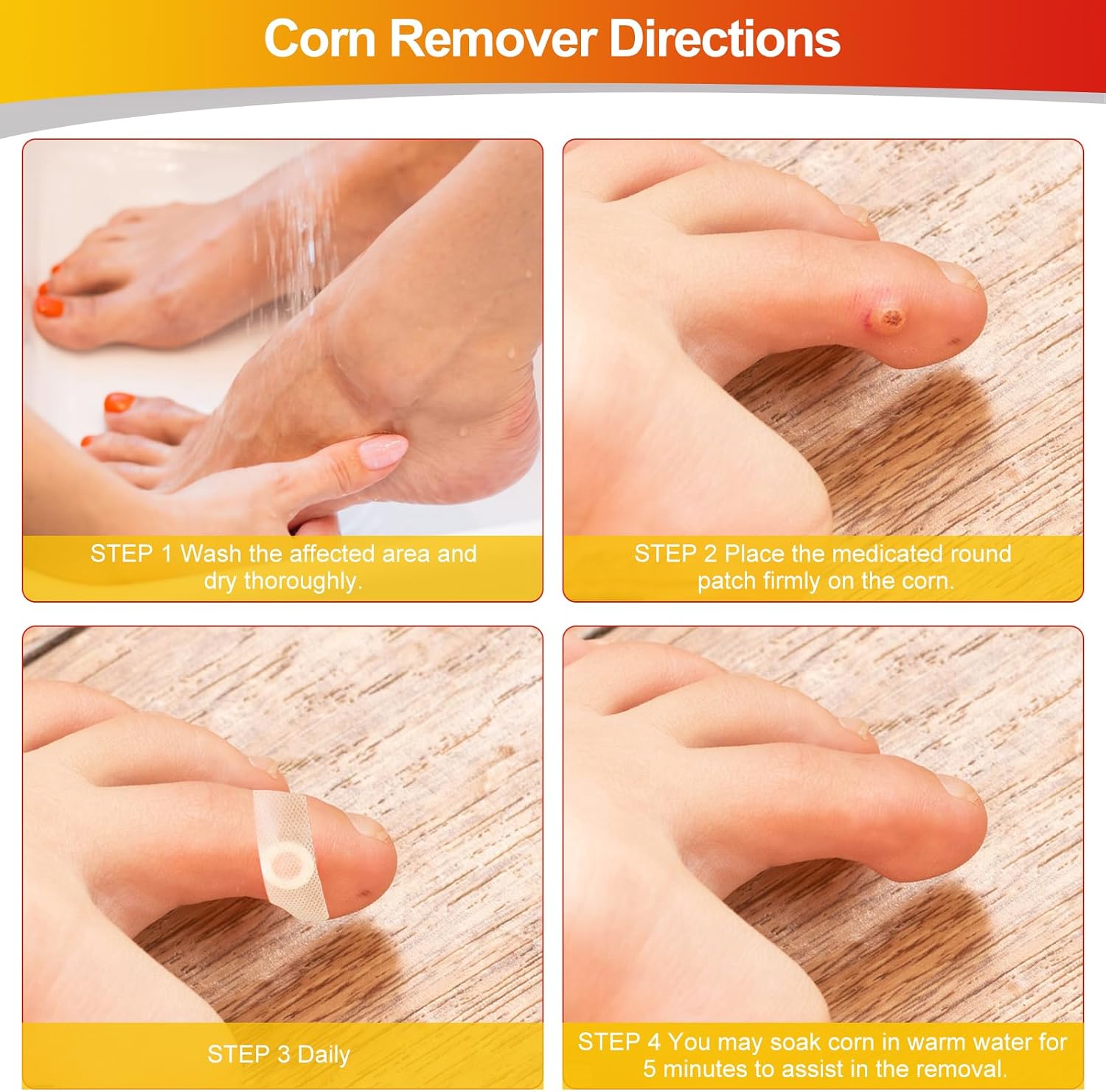 Thumbnail 5 de MYMULIKE Corn Removal Pads 24 Count