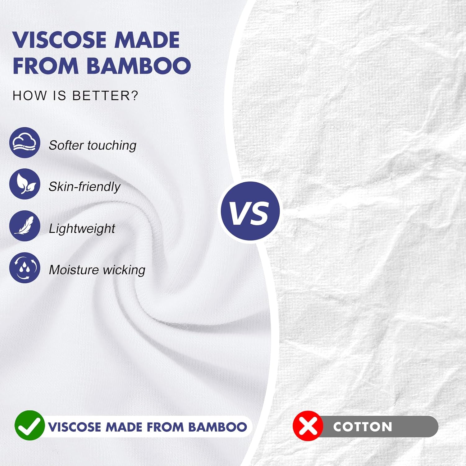 Thumbnail 1 de BAMBOO COOL Men's Moisture‑Wicking Undershirt 3-pack